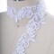 1 Yard White Contempo Almond Pearl Bridal Lace Trim 1.5 Inch Wide Beaded Wedding Lace